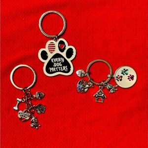 CHOICE OF DOG LOVER KEYCHAIN - 2 STYLE CHOICES